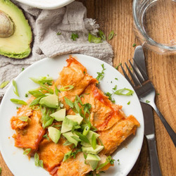 Mashed Potato Enchiladas