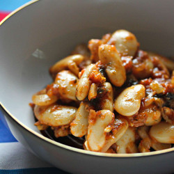Greek Butter Bean Salad With Tomatoes, Dill, And Oregano Recipe