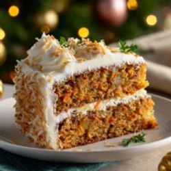 Christmas Hawaiian Carrot Pineapple Cake