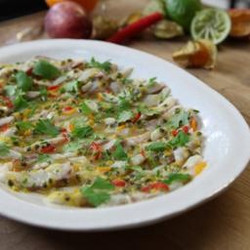 Sweet And Sharp Sea Bass seafood fish nigel slater