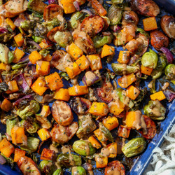 Sheet Pan Chicken Sausage And Veggies