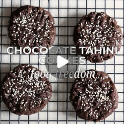 Tahini Chocolate Cookies