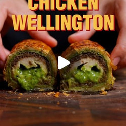 Roti Paratha Chicken Wellington