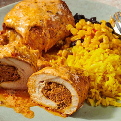 Chorizo-stuffed Chicken With Chipotle Sauce