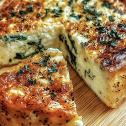 Cottage Cheese And Spinach Crustless Quiche