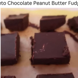 Keto Chocolate Peanut Butter Fudge