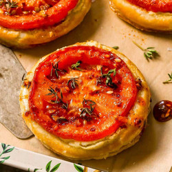 Puff Pastry Tomato Tarts