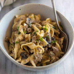 Pressure Cooker Stroganoff