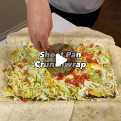 Sheet Pan Crunchwrap Supreme