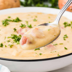 German Potato Soup With Wiener Sausages