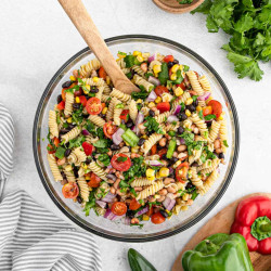 Cowboy Caviar Pasta Salad