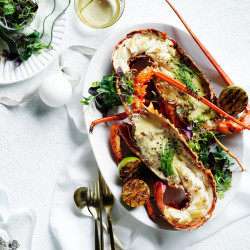 Grilled Lobster With Beurre Blanc And Chives