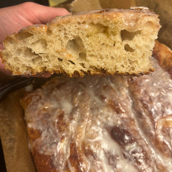 Cinnamon Roll Inspired Sourdough Focaccia