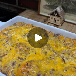 Sausage And Gravy Breakfast Casserole