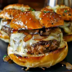 French Onion Soup Burgers