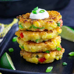 Vegan Corn Fritters
