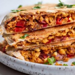 Crispy Shredded Chipotle Tofu Wraps