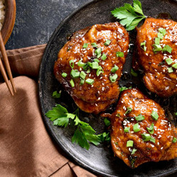 Cuisses De Poulet Au Miel Et Sésame