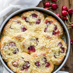 Sweet Cherry Filled Buns (vatrushki Recipe)