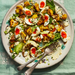 Coronation Cauliflower And Egg Salad
