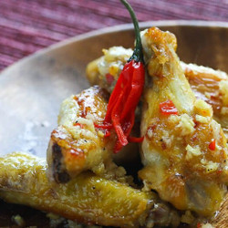 Chicken Wings With Momofuku Octo Vinaigrette