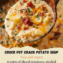 Crock Pot Crack Potato Soup