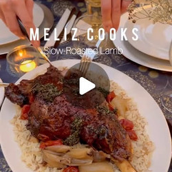 Slow-roasted Lamb In Chicken Stock