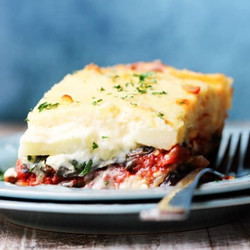 Vegetarian Moussaka - Classic Greek Casserole
