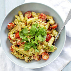 Pasta Pesto Met Kip