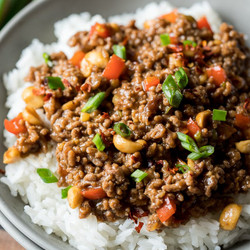 Ground Kung Pao Beef