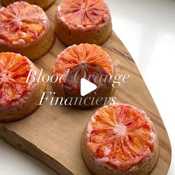 Blood Orange Financiers