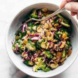 Broccoli Salad With Creamy Almond Dressing