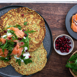 Courgette Wraps Met Gerookte Zalm