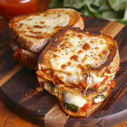 Chicken Parmesan Grilled Cheese