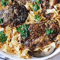 Chicken Pasta With Butter Pan Sauce