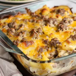 How To Make A Delicious Hamburger And Potato Casserole