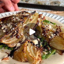 Roasted Fennel With White Bean Dip