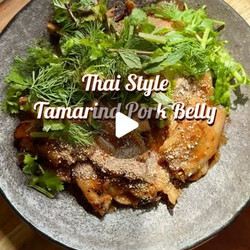 Thai Style Tamarind Pork Belly