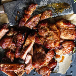 Roasted Caramel Pork With Honey, Ginger And Five-spice