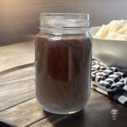 Homemade Chocolate Syrup with maple syrup