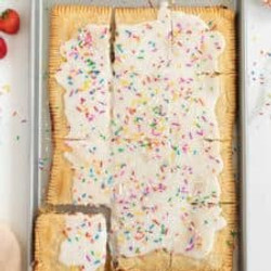 Homemade Strawberry Sheet Pan Pop Tart