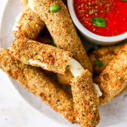 Air Fryer Mozzarella Sticks