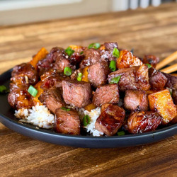 Teriyaki Steak Bites With Homemade Teriyaki Sauce