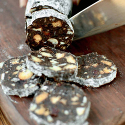 Vegan Chocolate Salami