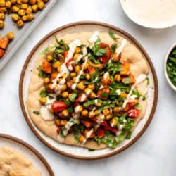 Sheet Pan Za'atar Chickpeas With Sweet Potatoes