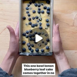 Lemon Blueberry Loaf Cake