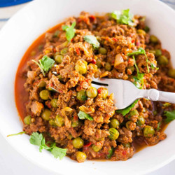 Indian Beef Mince Curry - Keema Mattar