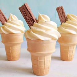 Mr Whippy Cheesecake Cones easy kids dessert