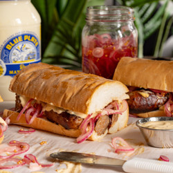 Creole Hot Sausage Po-boy