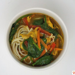 Chicken Thukpa (himalayan  Chicken Noodle Soup)